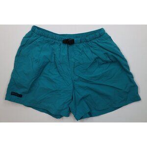 Vintage 90s Columbia Mens XL Spell Out Belted Lined Above Knee Trekking Shorts